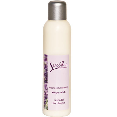 Körpermilch Lavendel/Kornblume: Beruhigende Körpermilch mit Lavendel & Kornblume – BDIH-zertifizierte Naturkosmetik